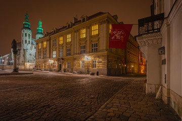 Fototapeta na wymiar Kraków nocą #3