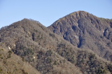 大石山から晩秋の蛭ヶ岳