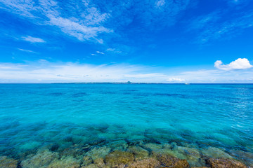 沖縄　水納島の海 Minnajima Island, okinawa, japan