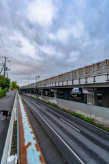 東北自動車道 岩槻IC付近