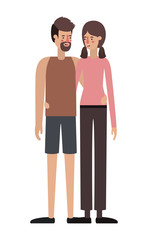 couple avatar characters icons