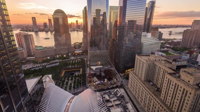New York, New York Cityscape in Lower Manhattan