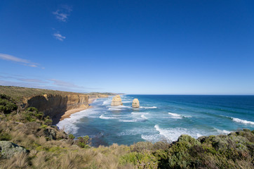 Fototapeta premium Les 12 apôtres sur la great ocean road en Australie