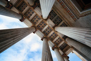 Zelfklevend Fotobehang Athene architectuur close-up © rabbit75_fot