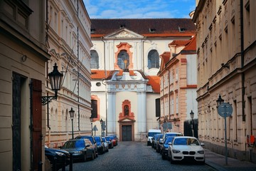 Fototapeta na wymiar Prague Street alley