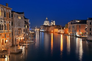 Venice canal night