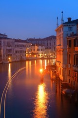 Venice canal night