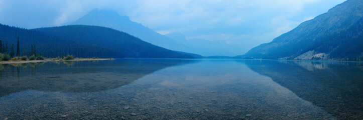 Lake at dusk