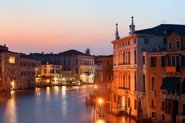 Fototapeta na wymiar Venice canal night