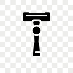 Razor vector icon isolated on transparent background, Razor logo design