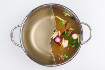 Dishes prepared with medicinal herbs pan