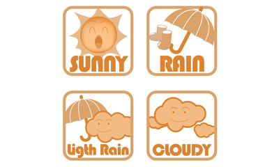 天気マーク・アイコンセット