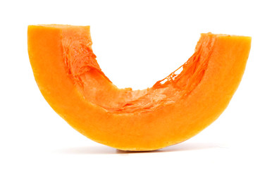 Butternut squash isolated on white background