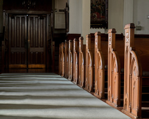 interior of church