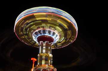 ferris wheel at night