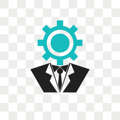 User settings interface vector icon isolated on transparent background, User settings interface logo design