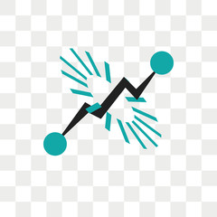 Data analytics circular vector icon isolated on transparent background, Data analytics circular logo design