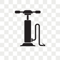 Air pump vector icon isolated on transparent background, Air pump logo design