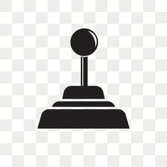 Gearshift vector icon isolated on transparent background, Gearshift logo design