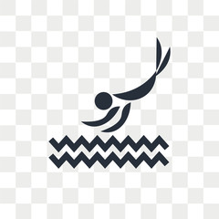 Driver vector icon isolated on transparent background, Driver logo design