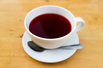 hot tea or rose tea