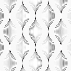 Vector pattern. Abstract stylish background with texture of abstract leaves or flower. Stylized holiday garland. pattern is on swatches panel