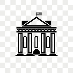 Washington vector icon isolated on transparent background, Washington logo design