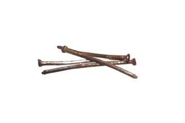 nails isolated on white background