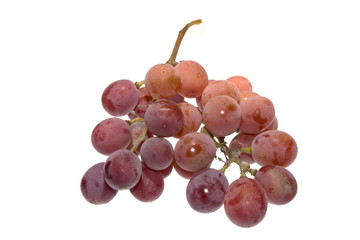 grapes isolated on white background