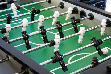 table football foosball soccer game, aka kicker.