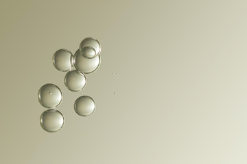 Golden bubbles