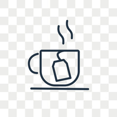 Hot Herbal vector icon isolated on transparent background, Hot Herbal logo design