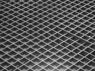 Black and white grid texture background