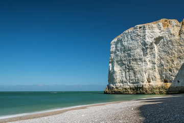 Chalk cliffs near Etretat 