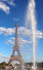 View of the Eiffel Tower from the Trocadero