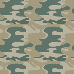 Camouflage pattern. Seamless. Military background. Soldier camou
