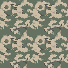 Fototapeta premium Camouflage pattern. Seamless. Military background. Soldier camou