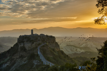 Alba a Civita di Bagnoregio