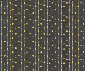 Naadloos Behang Airtex Art deco Textuur gouden patroon art deco. Eenvoudige gouden ornamentachtergrond.