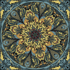 vector seamless mandala