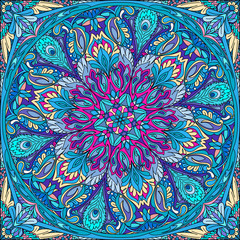 vector seamless mandala