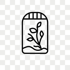 Herpetarium vector icon isolated on transparent background, Herpetarium logo design