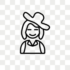 Tourist vector icon isolated on transparent background, Tourist logo design