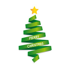 Fototapeta premium Christmas Tree Green Merry Christmas