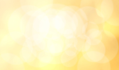 Plakat Blurred abstract yellow light background