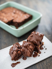 brownie with hazelnuts