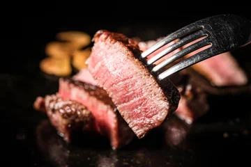Foto op Aluminium Steak Chateaubriand © naka