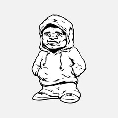 Urban man. Sport style. Vector illustration, eps 10.