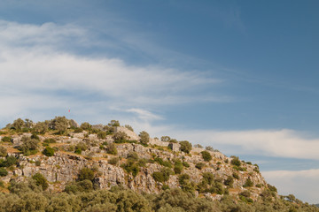 Ruins of the ancient town Iassos (Iasos), Turkey