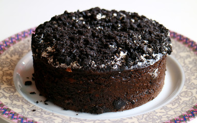 Banana foster cake from Lampung, Indonesia.